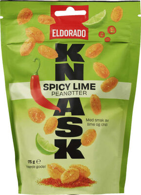 Spicy lime peanøtter