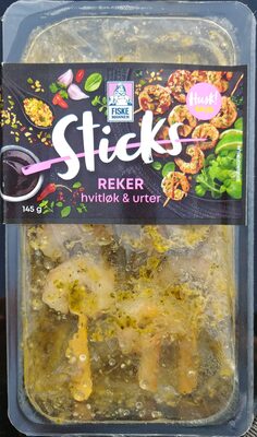 Sticks Reker hvitløk & urter