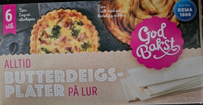 Butterdeigsplater
