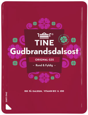 Gudbrandsdalsost G35 skivet 130g Tine
