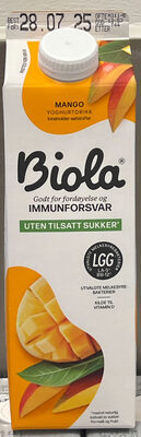 Biola mango drinkable yoghurt