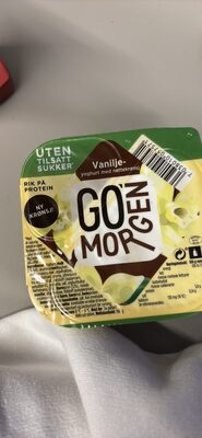 Vanilje-yoghurt med nøttekrönsj