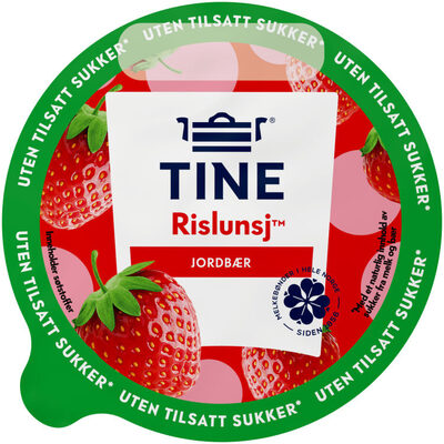 Rislunsj jordbær uten tilsatt sukker