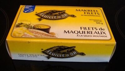 Makreel filets in mosterdsaus