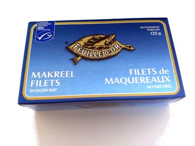 Filets de maquereaux au naturel