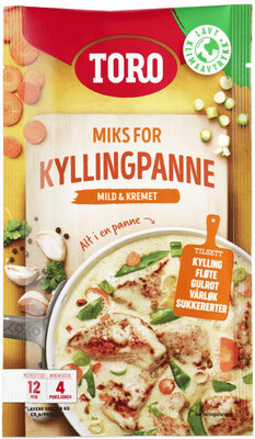 Toro Kyllingpanne Mild & Kremet 63g