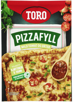 Pizzafyll mild tomat og urter