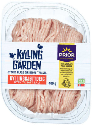 Kylling Kjøttdeig u/Salt 400g Kyllinggården