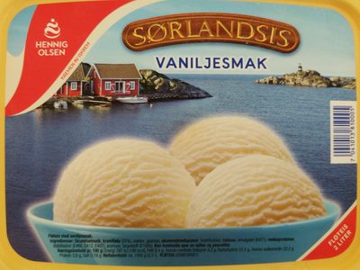 Sørlandsis vaniljesmak