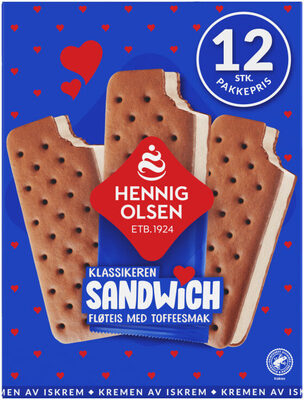 Sandwich Fløteis