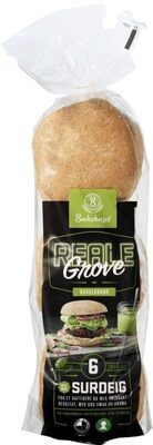 Burgerbrød Grove 6stk 480g Reale