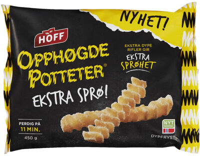 Opphøgde Potteter Ekstra Sprø 450g Hoff