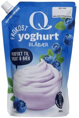 Q meieriene Frokost youghurt blåbær