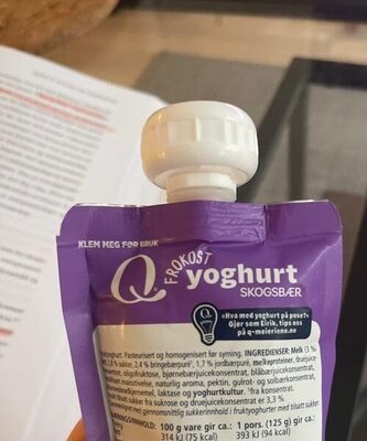 Q Frokost yoghurt skogsbær
