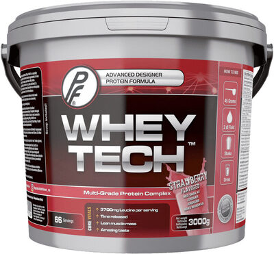 Proteinfabrikken Whey Tech Jordbær 3000g
