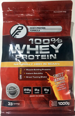 100& Whey Protein Sweet Mango Flavoured