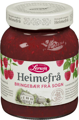 Lerums Heimefrå Bringebær 380g