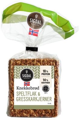 Knekkebrød Gresskarkjerner 225G