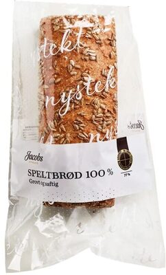 Speltbrød 100% 660g Jacobs Utvalgte