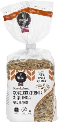 Knekkebrød glutenfri med s. og q.