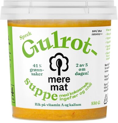 Suppe med Gulrøtter, Chili og Ingefær 530 g