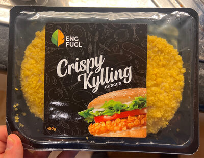 Crispy kyllingburger