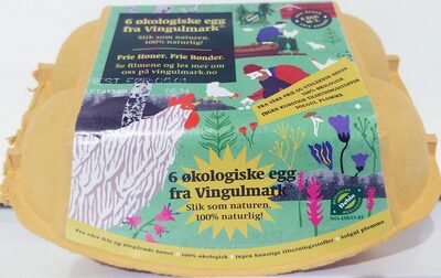 6 økologiske egg fra Vingulmark