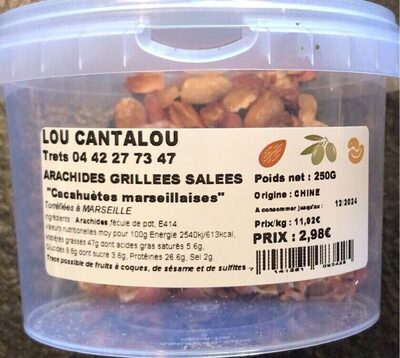 Cacahuètes marseillaises