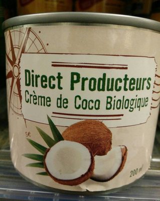 Crème de coco biologique