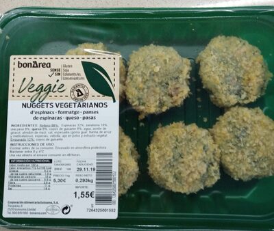Nuggets vegetarianos - BonArea
