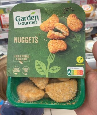 Nuggets a base de proteínas de soja y trigo