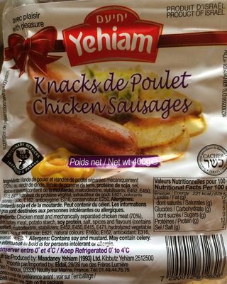 knacks de poulet