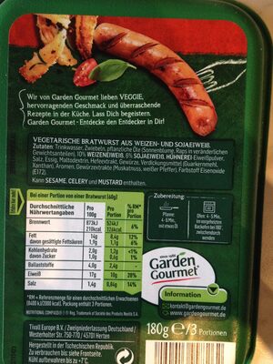 Vegetarische Bratwurst