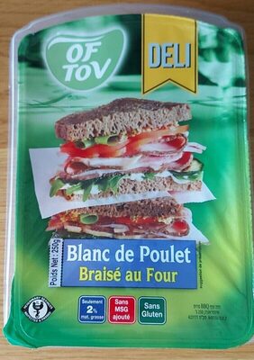 Blanc de poulet braisé au four