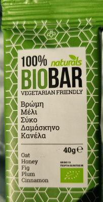 BIOBAR - Oat Honey Fig Plum Cinnamon