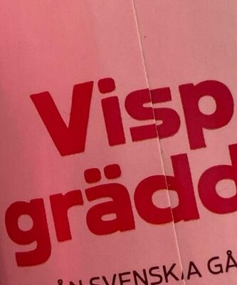 Laktosfri vispgrädde