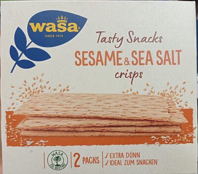 Tasty snacks Sesame & Sea Salt