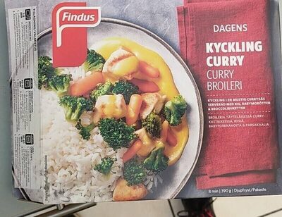 Findus Dagens Kycklingfilé Curry