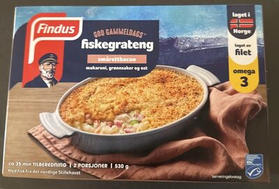 Fiskegrateng Bacon 530g Findus