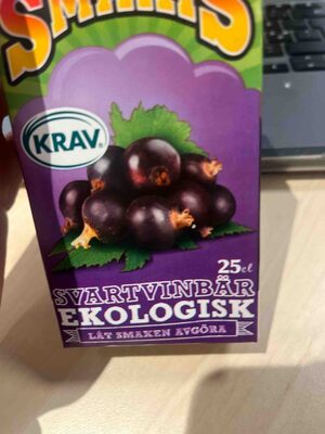 Svartvinbär Ekologisk