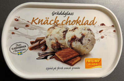 Gräddglass Knäck Choklad