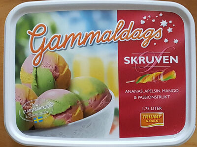 Gammaldags Skruven - Ananas, apelsin, mango & passionsfrukt