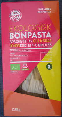 Ekologisk bönpasta