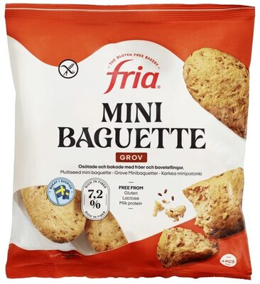 Minibaguette Grov glutenfri 280g Fria