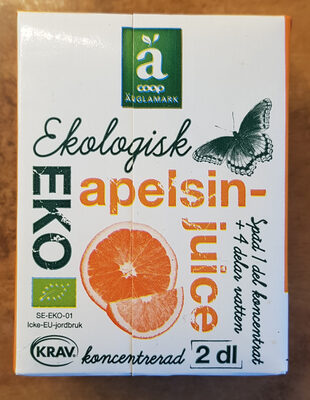 Ekologisk apelsinjuice