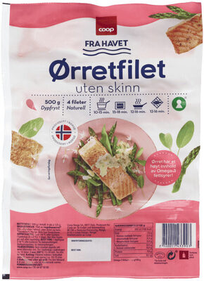 Coop Ørretporsjoner 4stk a 125g