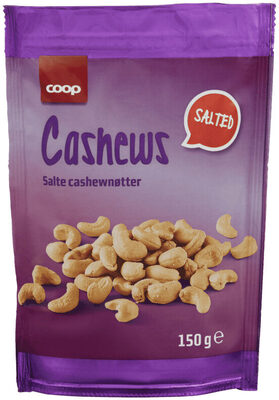 Salte cashewnøtter