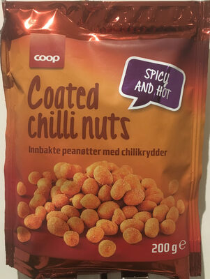 Choated chilli nuts