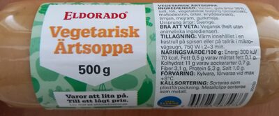 Vegetarisk Ärtsoppa