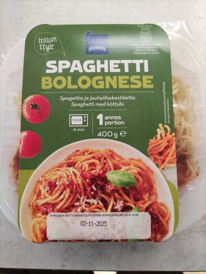 Spaghetti bolognese